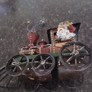 Vintage Locomotive Hand painted